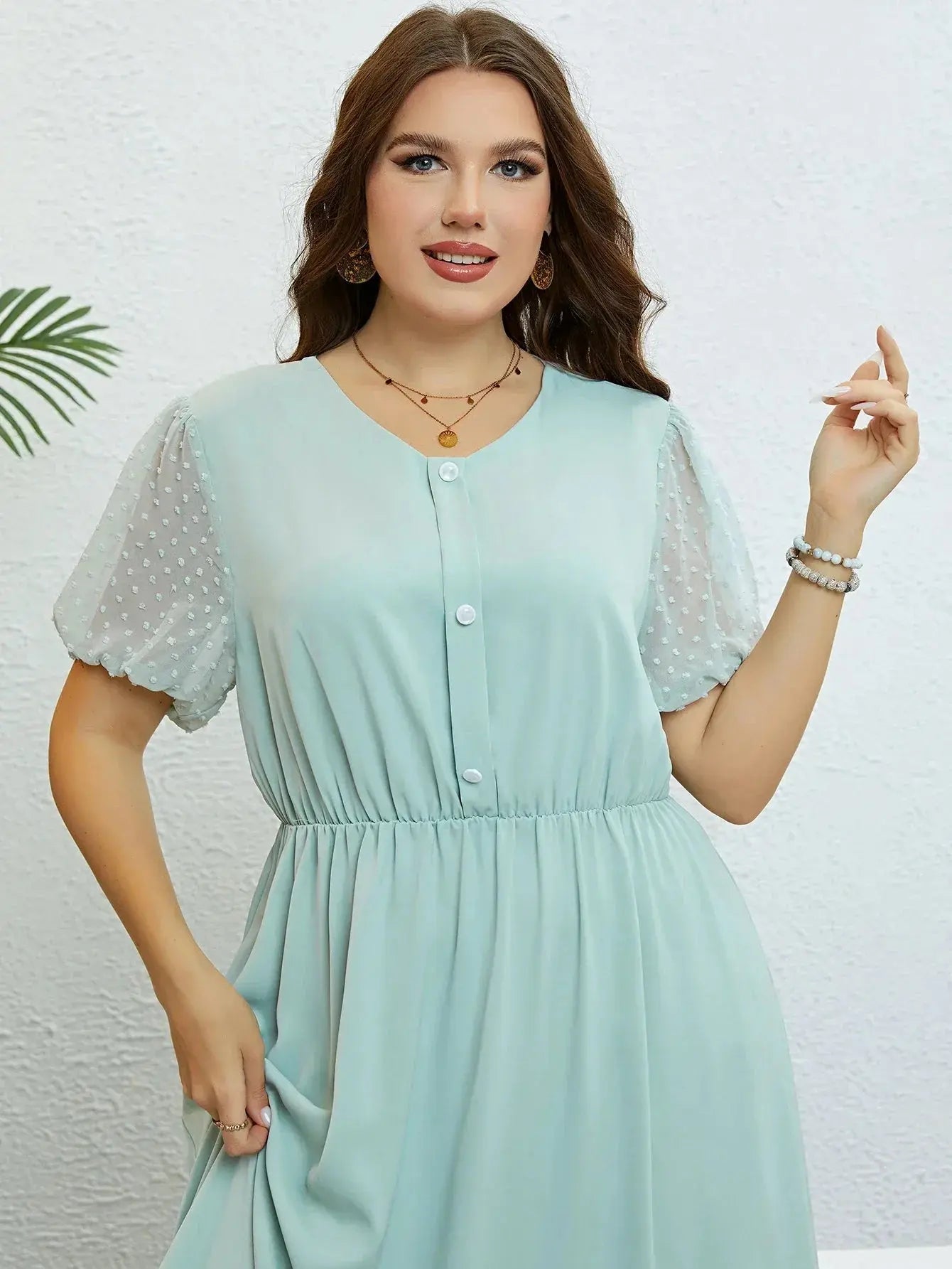 Vestido Plus Size Festa Dia - Loja Mireva