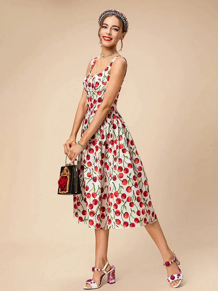 Vestido Midi Aroma Tropical - Loja Mireva