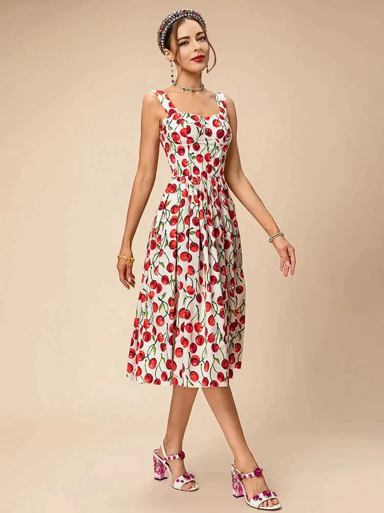 Vestido Midi Aroma Tropical - Loja Mireva