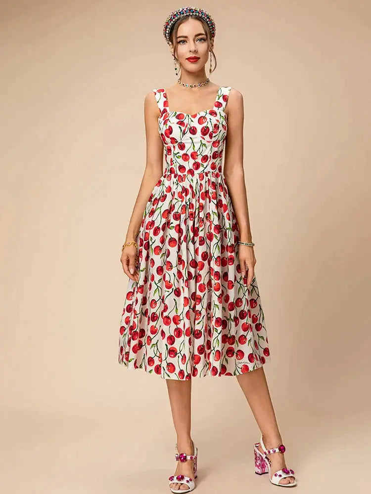 Vestido Midi Aroma Tropical - Loja Mireva