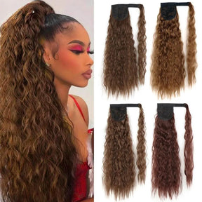 Aplique de Cabelo Orgânico Cacheado - Loja Mireva