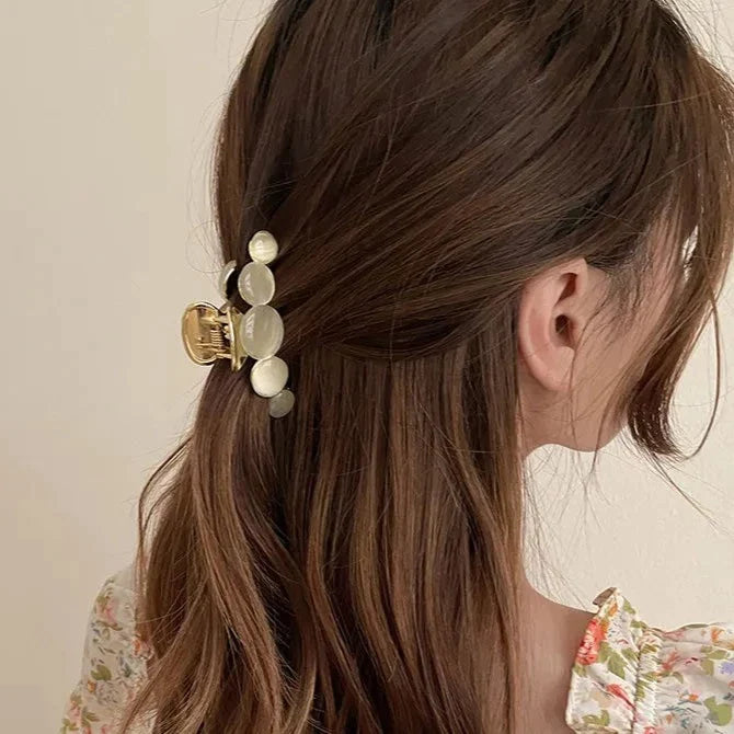 Prendedor de Cabelo Dourado - Loja Mireva