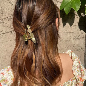 Prendedor de Cabelo Dourado - Loja Mireva