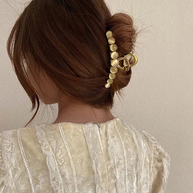Prendedor de Cabelo Dourado - Loja Mireva