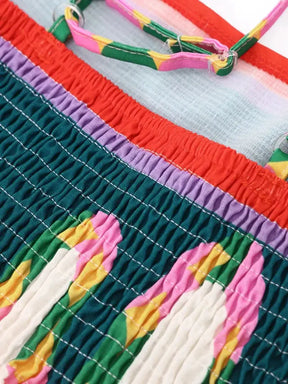 Vestido Midi Estampa Verão - Loja Mireva