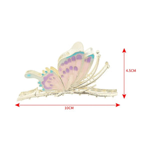 Fashion Butterfly Hair Clip Geometric Hair Claw Grab Metal Hair Accessories For Women Trendy Headwear - Loja Mireva