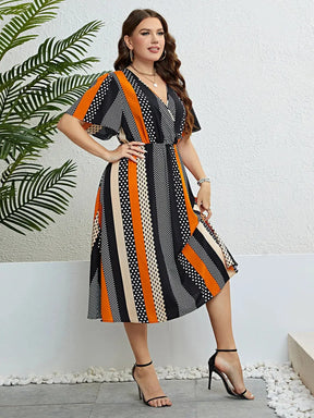 Vestido Plus Size Midi - Loja Mireva