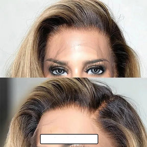 Lace Front Cabelo Médio Loiro - Loja Mireva