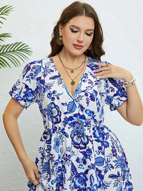 Vestido Plus Size Estampa Portuguesa - Loja Mireva