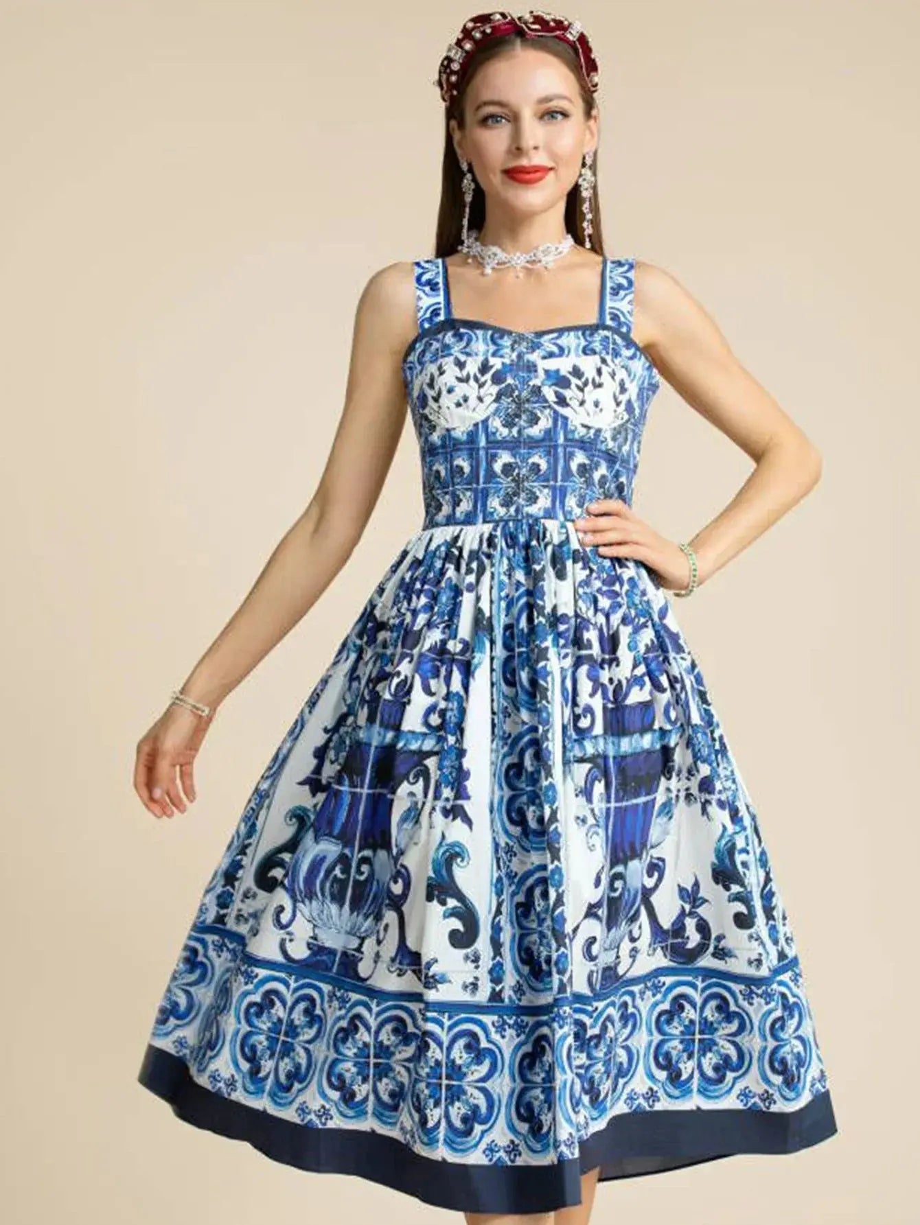 Vestido Cairo - Azul - Loja Mireva