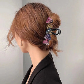 Women Luxury Rhinestone Hair Claws Crab Hairpins Ladies Large Size Ponytail Hair Clips Fashion Hair Accessories free shipping - Loja Mireva