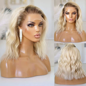 Lace Front Cabelo Médio Loiro - Loja Mireva