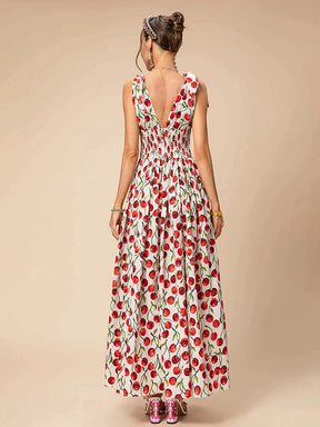Vestido Longo Doce Cerejeira - Loja Mireva