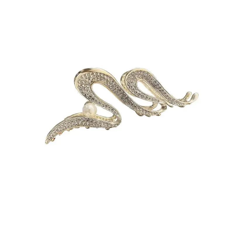 Luxury Large Metal Hair Claw Clip Irregular Hairpins Punk Crystal Hair Crabs Barrettes Vintage Jaw Clips Women Hair Accessories - Loja Mireva