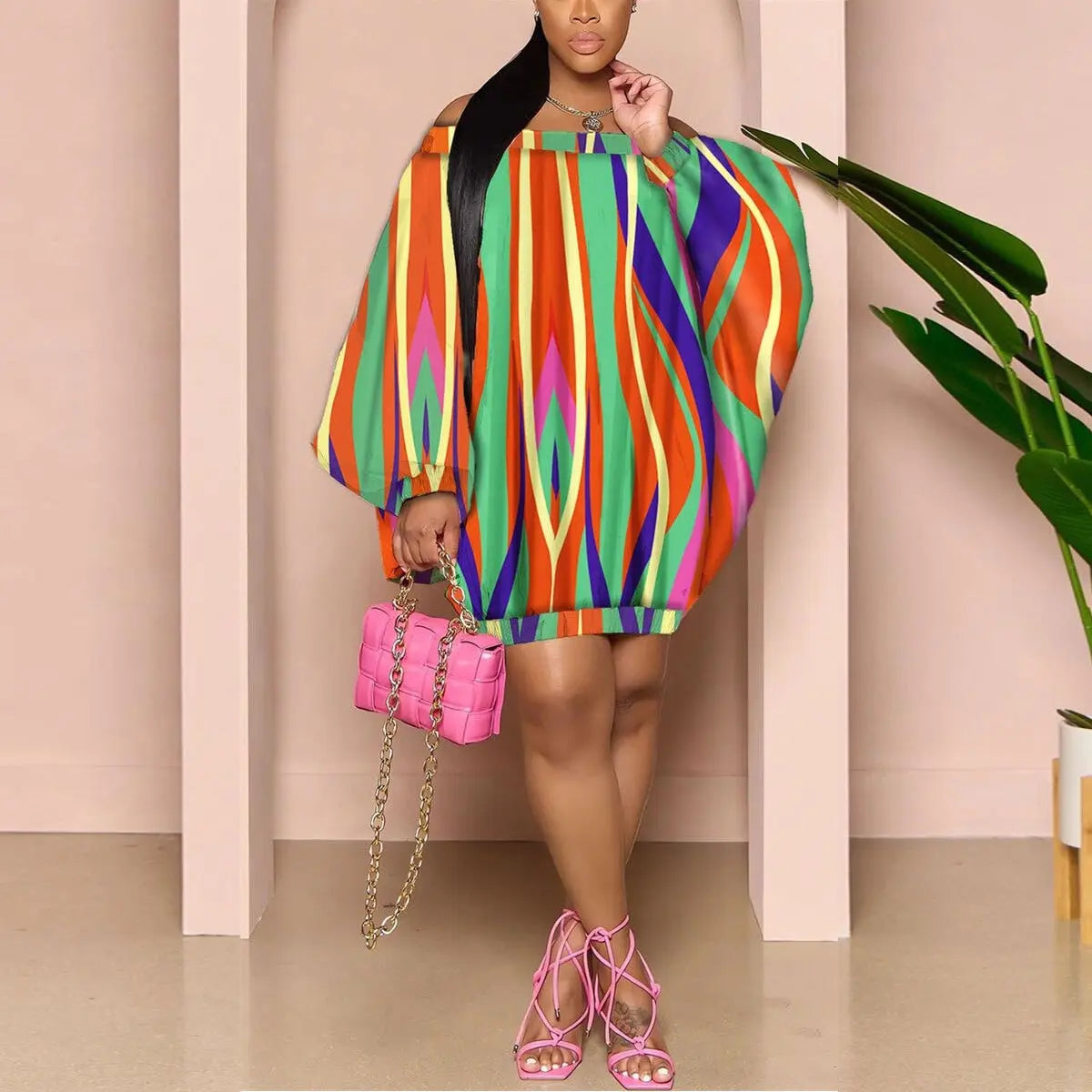Vestido Plus Size Yaya Ombro a Ombro - Loja Mireva