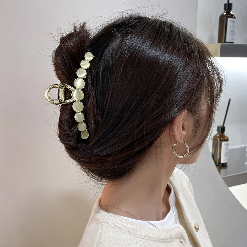 Prendedor de Cabelo Dourado - Loja Mireva