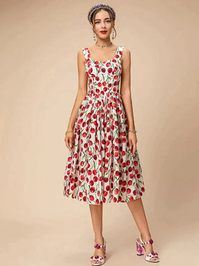 Vestido Midi Aroma Tropical - Loja Mireva