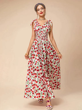 Vestido Longo Doce Cerejeira - Loja Mireva