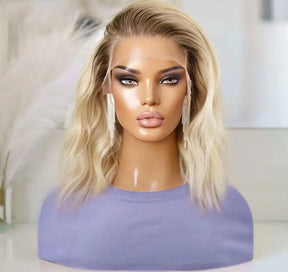 Lace Front Cabelo Médio Loiro - Loja Mireva