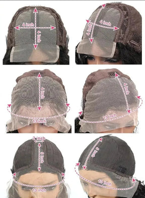 Lace Front Cabelo Humano Borgonha - Loja Mireva