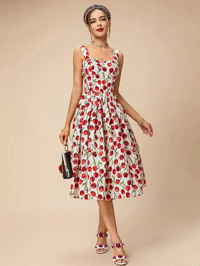 Vestido Midi Aroma Tropical - Loja Mireva