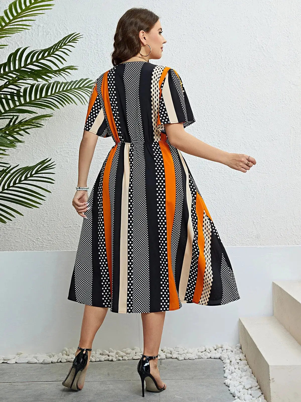 Vestido Plus Size Midi - Loja Mireva