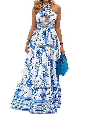 Vestido Longo Ocean - Loja Mireva