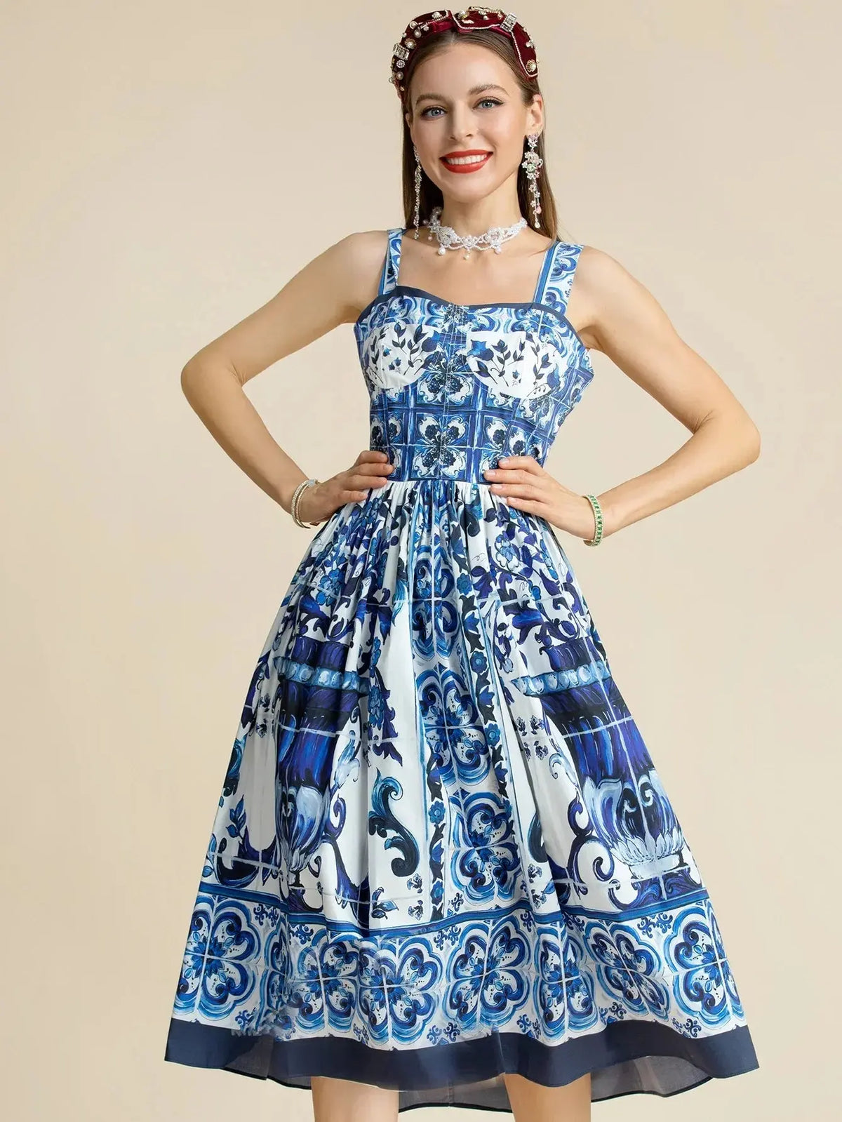 Vestido Cairo - Azul - Loja Mireva