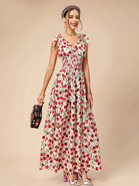 Vestido Longo Doce Cerejeira - Loja Mireva