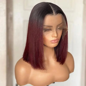 Lace Front Cabelo Humano Borgonha - Loja Mireva