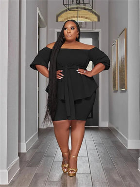 Conjunto Feminino Blusa e Bermuda Plus Size - Loja Mireva
