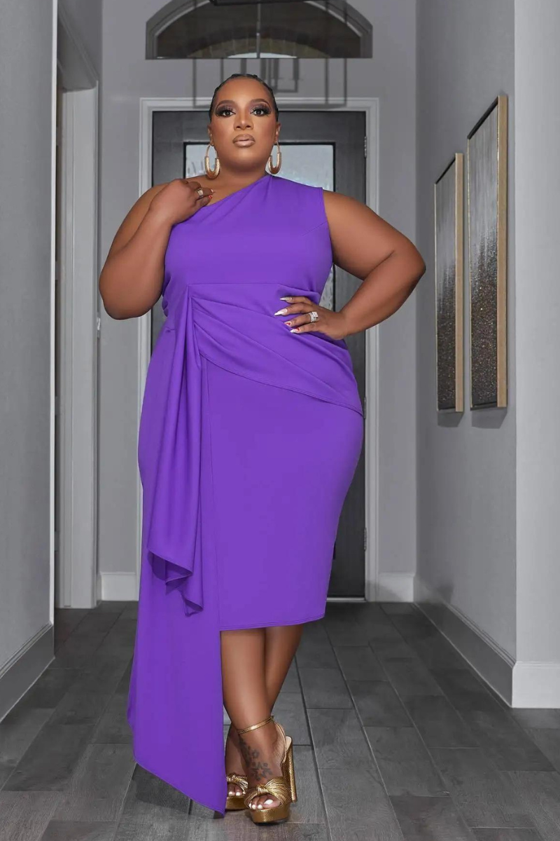 Vestido Festa Plus Size Elegance - Loja Mireva