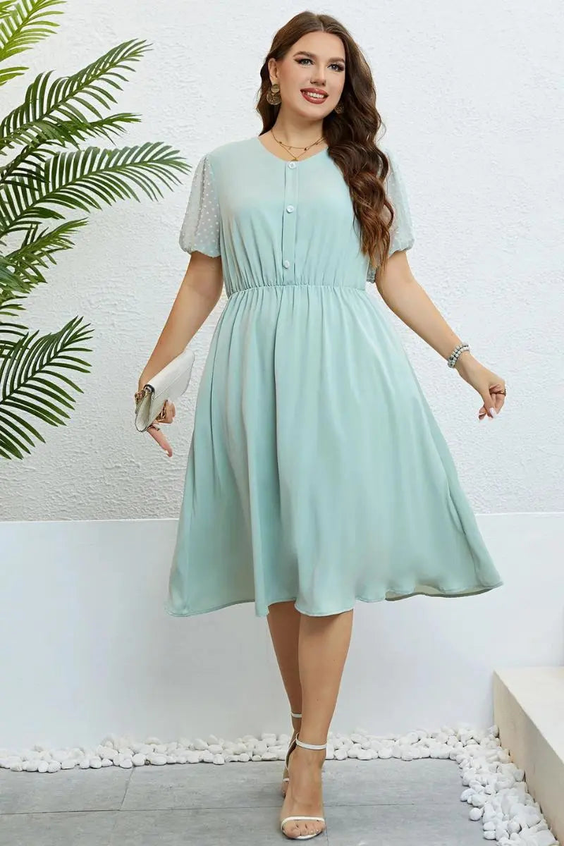 Vestido Plus Size Festa Dia - Loja Mireva