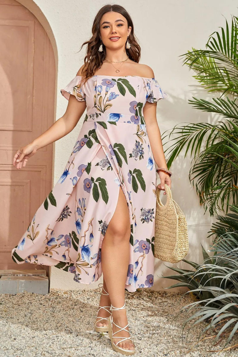 Vestido Plus Size Midi Verão - Loja Mireva
