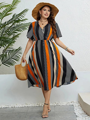 Vestido Plus Size Midi - Loja Mireva