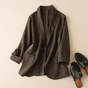 loja mireva, Blazer feminino, Blazer elegante, Blazer casual, Blazer de trabalho, Blazer moderno, Blazer social, Blazer de linho, Blazer de veludo, Blazer estampado, Blazers de cores variadas