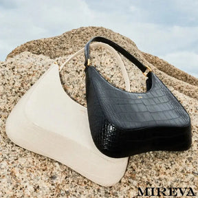 Bolsa Couro Croco De Ombro