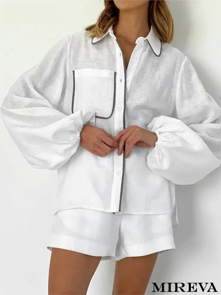 Conjunto Chic - Camisa E Short