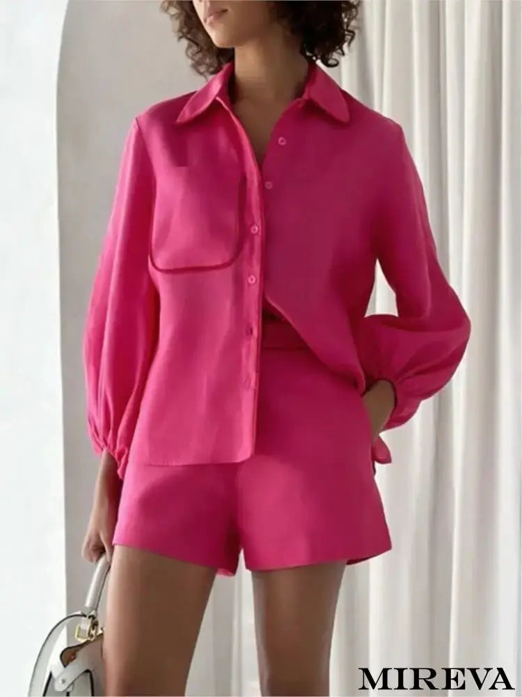 Conjunto Chic - Camisa E Short