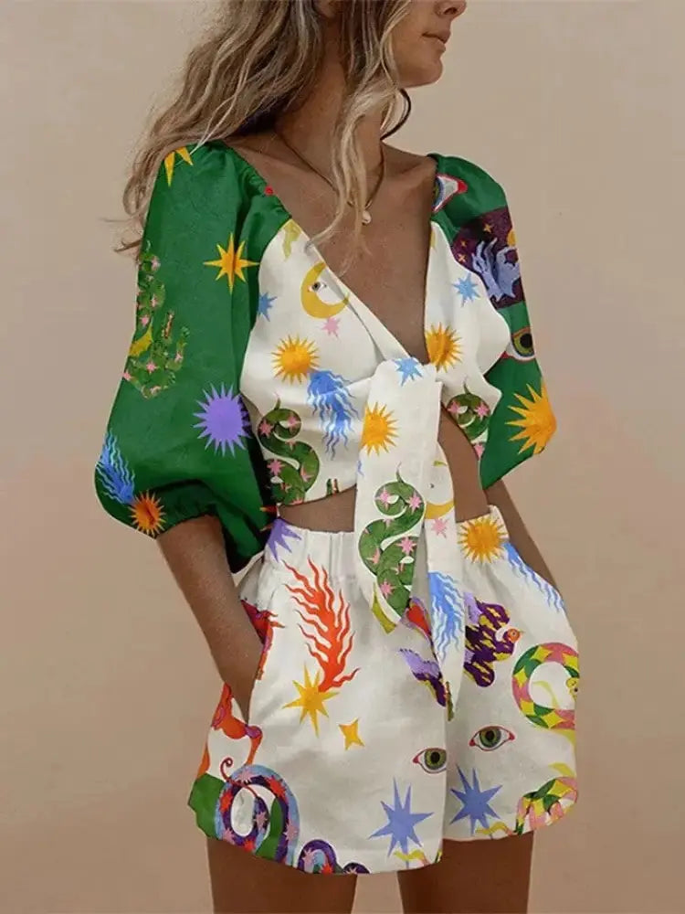 Conjunto Copacabana P / Estampado