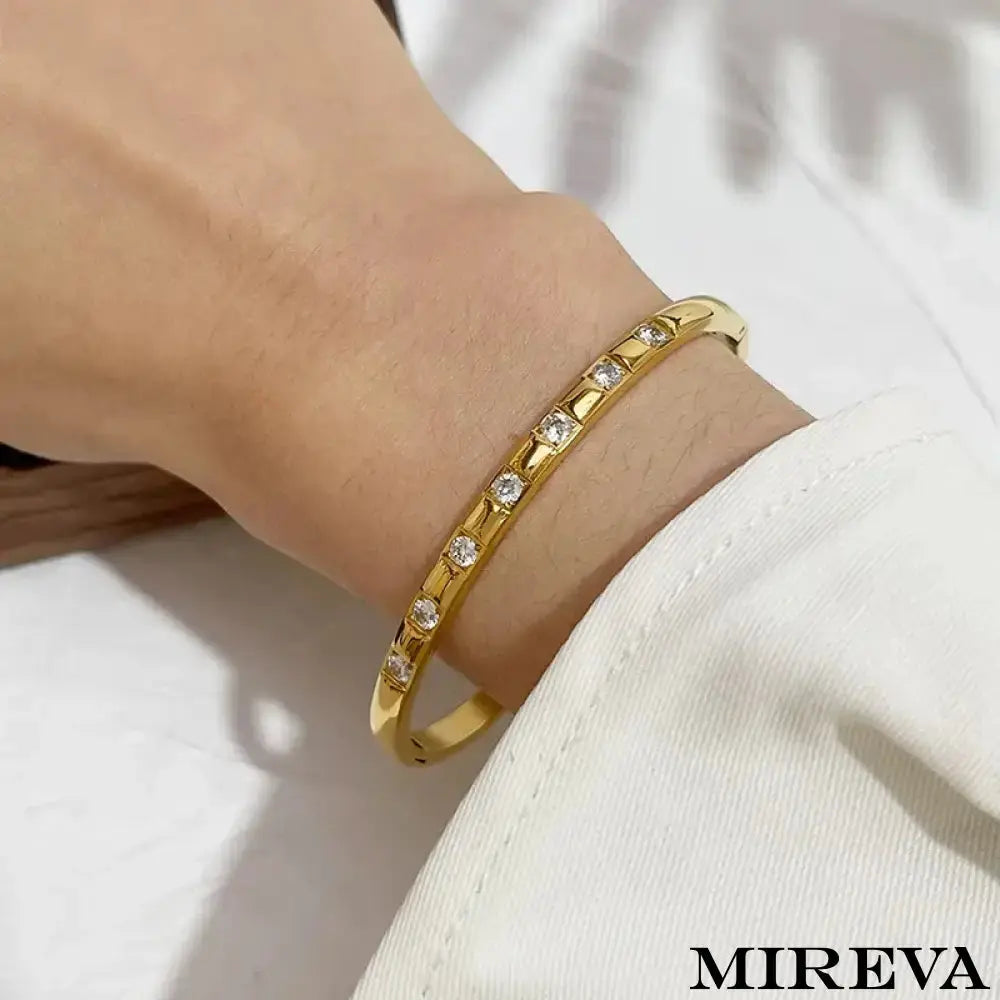 Pulseira Feminina Com Zircônias