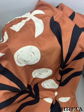 Vestido Envolvente Estampado Floral Exótico
