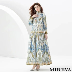 Vestido Maxi Estampa Floral Longo