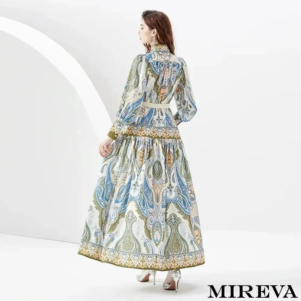 Vestido Maxi Estampa Floral Longo