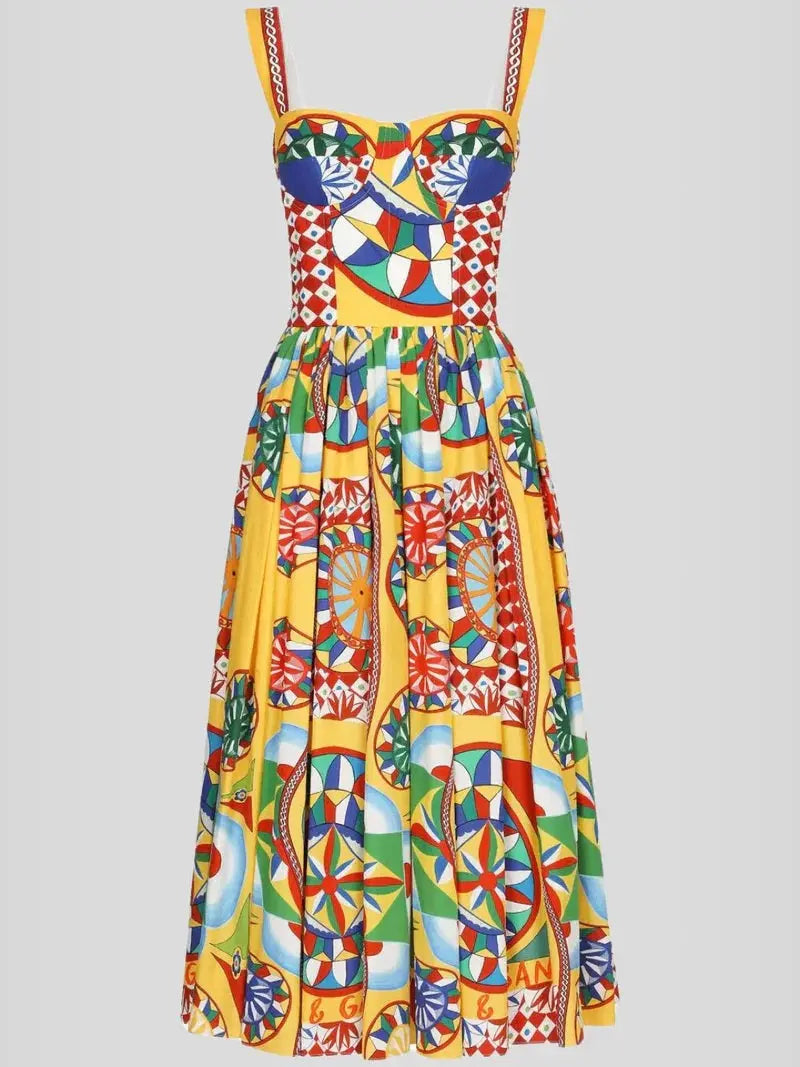 Vestido Midi Alto Verão - Loja Mireva